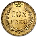 Mexico Gold 2 Pesos (Random) AU-BU Mexico Gold 2 Pesos (Random) AU-BU